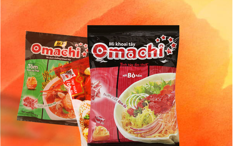 Mì omachi được rất nhiều chị em yêu thích 