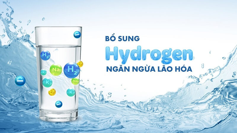 Nước Hydrogen giúp chống lão hóa