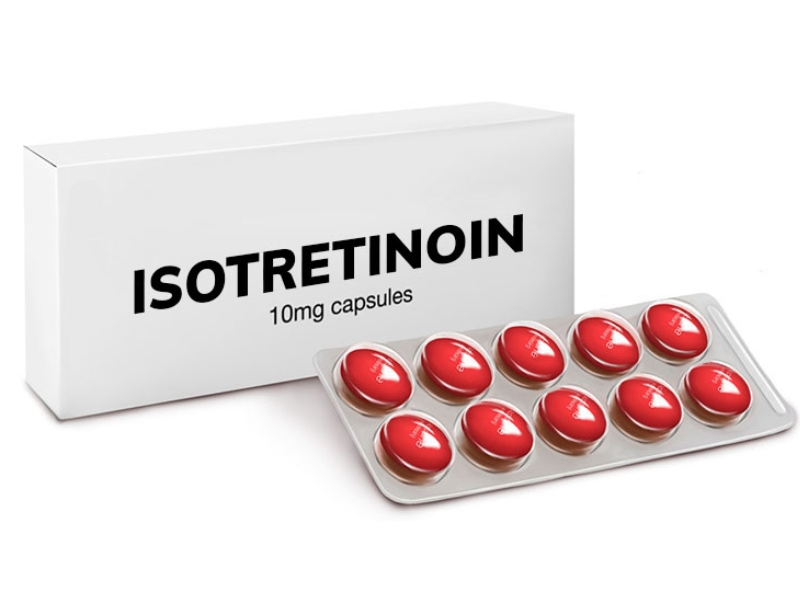 Isotretinoin thuốc trị mụn cần được kê đơn bởi bác sĩ và có những tác dụng phụ kèm theo 