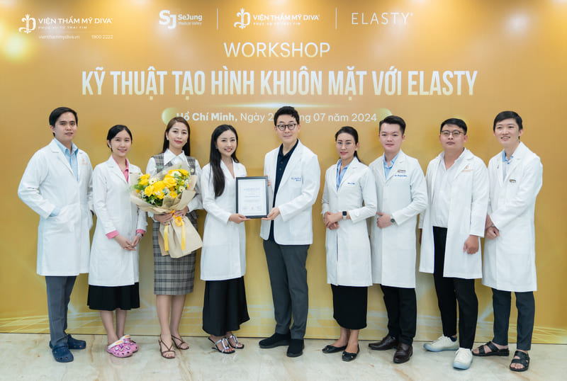 Viện thẩm mỹ DIVA tổ chức Workshop: “Kỹ thuật tạo hình khuôn mặt với Elasty”