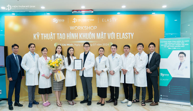 Viện thẩm mỹ DIVA tổ chức Workshop: “Kỹ thuật tạo hình khuôn mặt với Elasty” 3