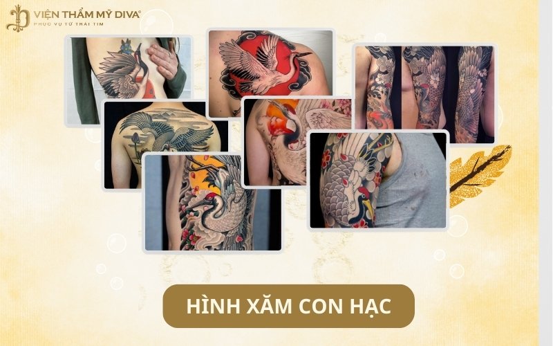 Tổng Hợp 99+ Hình Xăm Con Hạc Cho Nam Và Nữ Đẹp