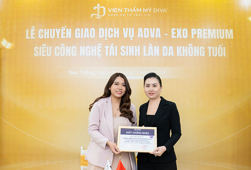 Viện thẩm mỹ DIVA tiếp nhận công nghệ ADVA – Exo Premium và tổ chức đào tạo cho đội ngũ bác sĩ