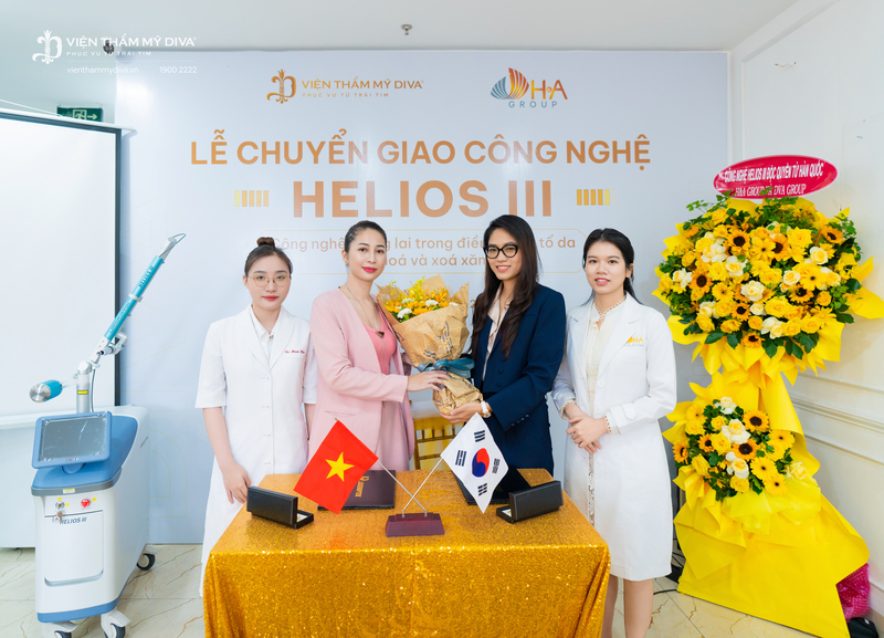 Siêu công nghệ Helios III chính thức có mặt tại Viện thẩm mỹ DIVA