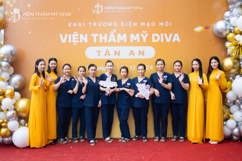 Viện thẩm mỹ DIVA chi nhánh Tân An xuất hiện với diện mạo hoàn toàn mới