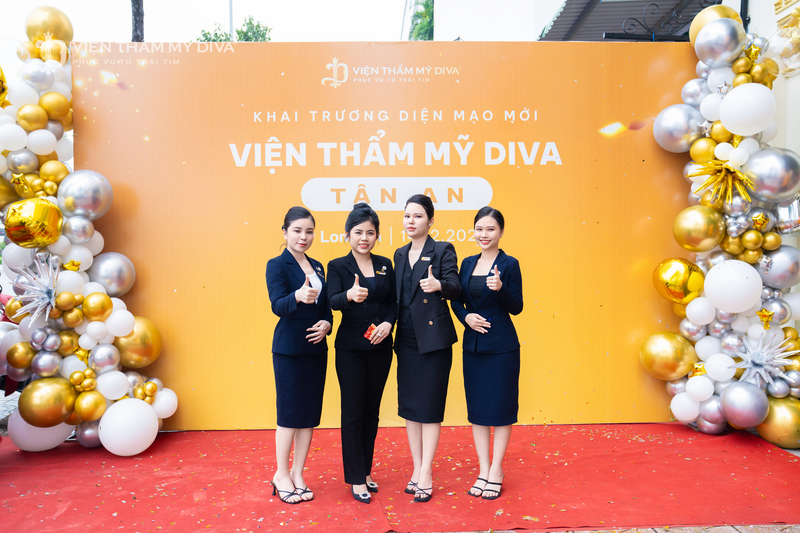 Viện thẩm mỹ DIVA chi nhánh Tân An xuất hiện với diện mạo hoàn toàn mới