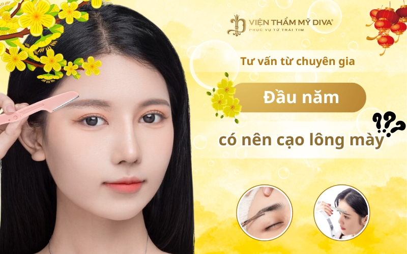 Đầu năm có nên cạo lông mày hay không? Tốt hay xấu?