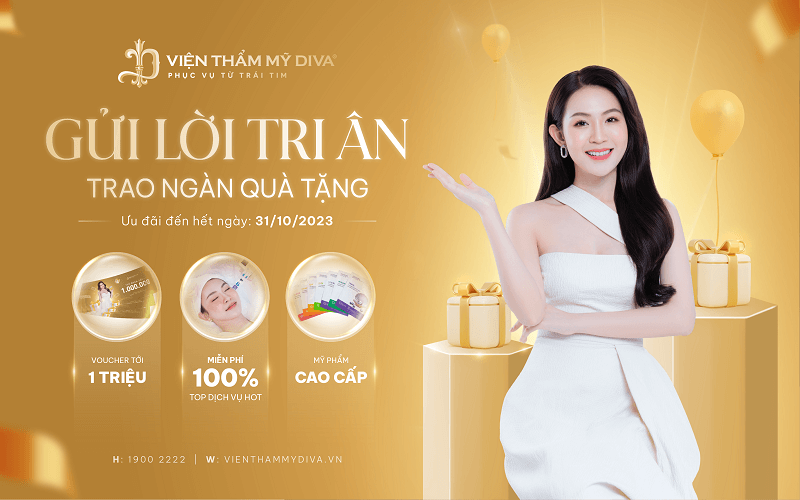Viện thẩm mỹ DIVA tri ân khách hàng