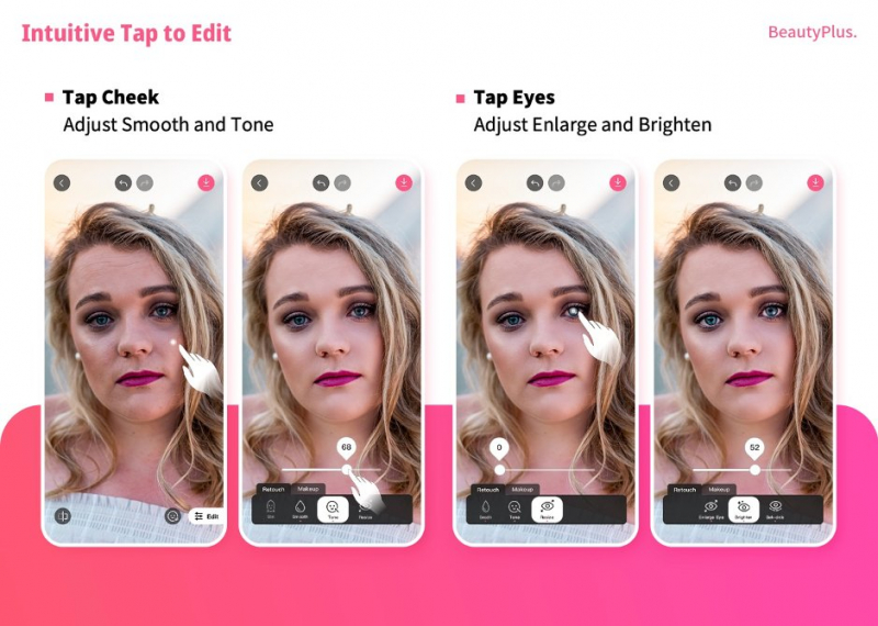 App xóa bọng mắt Meitu App xóa bọng mắt Meitu