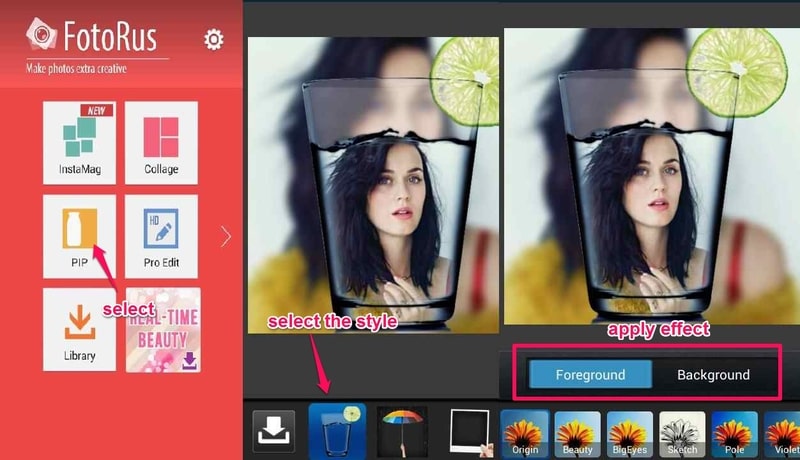 App xóa bọng mắt hiệu quả và dễ dùng nhất - Fotorus App xóa bọng mắt