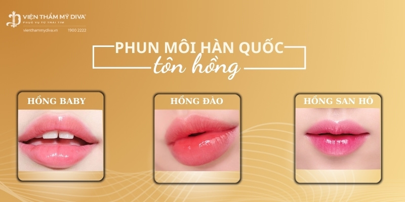 Phun môi Hàn Quốc tông hồng dành cho những cô nàng ngọt ngào, nữ tính