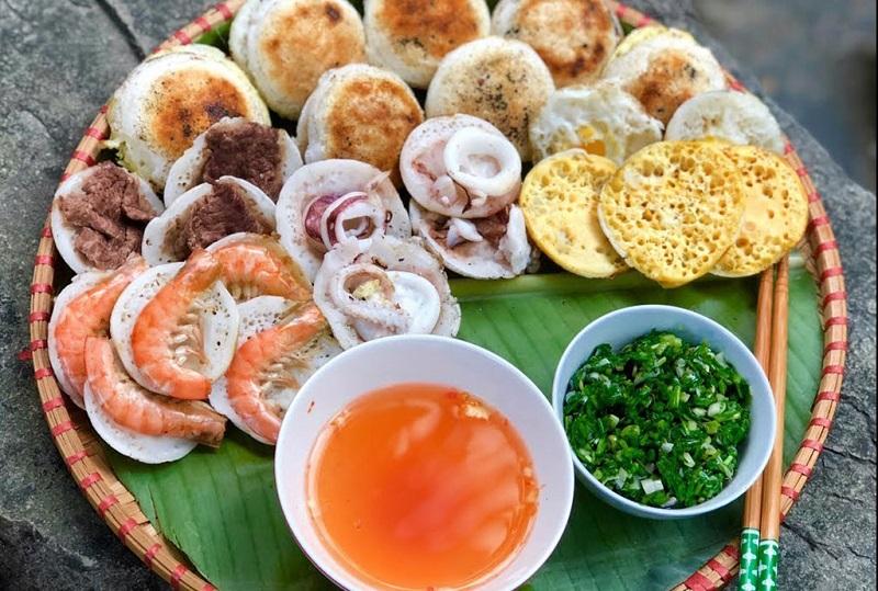 1 đĩa bánh căn 10 cái có khoảng 810 calo Calo bánh căn