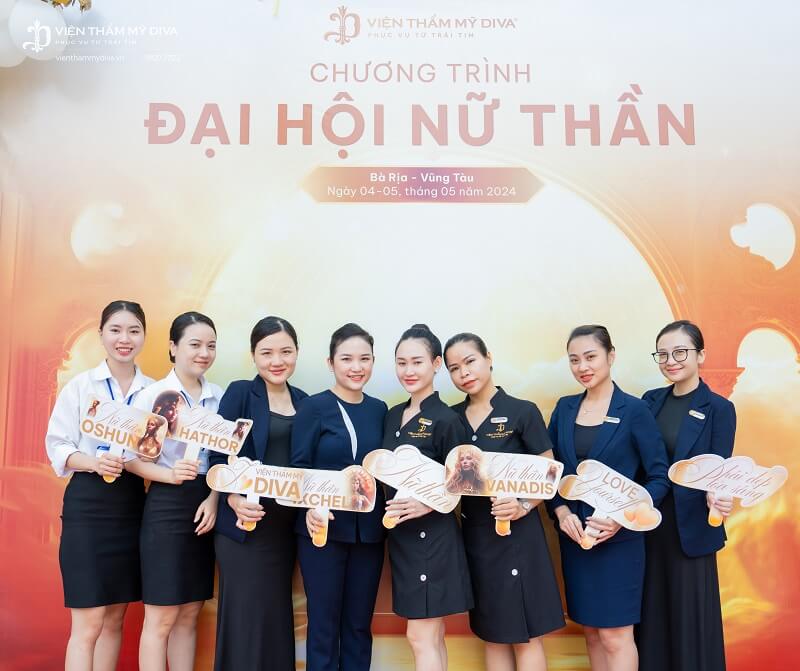Viện thẩm mỹ DIVA đã tổ chức chương trình “Đại Hội Nữ Thần” tại chi nhánh Bà Rịa - Vũng Tàu