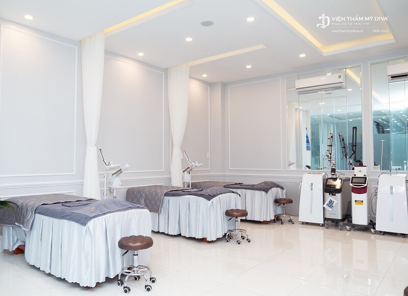 Cơ sở vật chất tại Viện thẩm mỹ DIVA Lai Vung được đầu tư khang trang