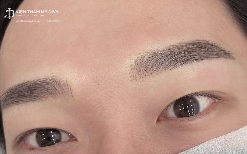 Phun Ombre/ Shading lông mày nam dành cho quý ông có làn da dầu, nhạy cảm