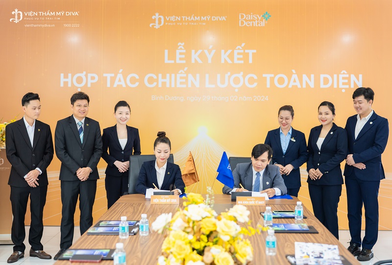 Viện thẩm mỹ DIVA ký kết hợp tác chiến lược toàn diện với Nha khoa Quốc tế DAISY