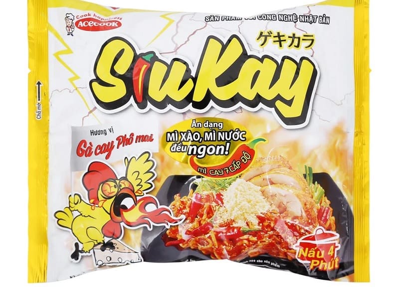 1 gói mì Siukay bao nhiêu calo? Ăn nhiều có mập không? 2