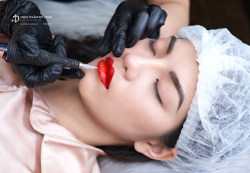 Mực xăm môi an toàn và chất lượng