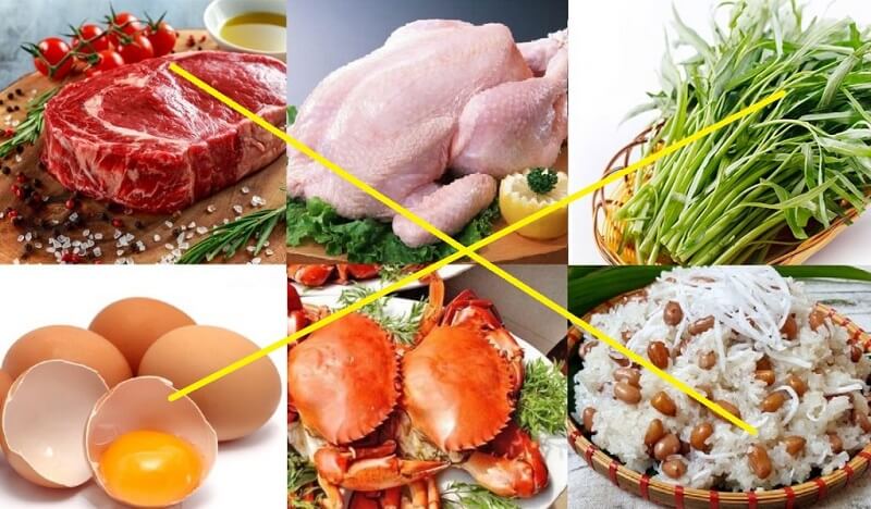 Những thực phẩm cần kiêng sau khi tẩy nốt ruồi?