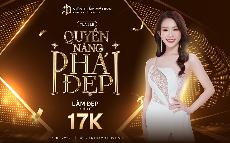 Viện thẩm mỹ DIVA Long Thành tung ưu đãi vàng trong Tuần lễ Quyền năng phái đẹp