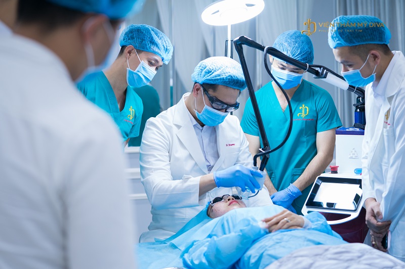 Đội ngũ bác sĩ điều trị cho khách hàng
