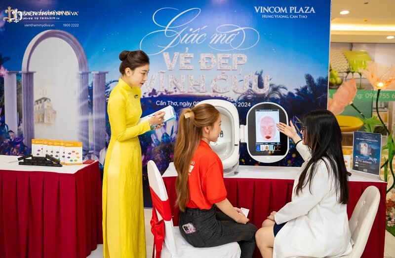 Viện thẩm mỹ DIVA tri ân phái đẹp nhân ngày 8/3 với chương trình tư vấn và chăm sóc da miễn phí tại hệ thống TTTM Vincom